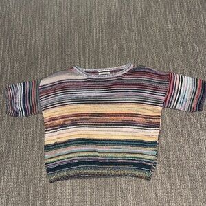 Knitted short sleave tee